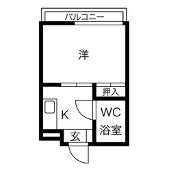 松本駅 徒歩25分 3階の物件間取画像